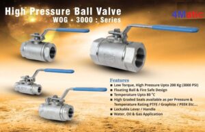 S.S. High Pressure Ball Valve